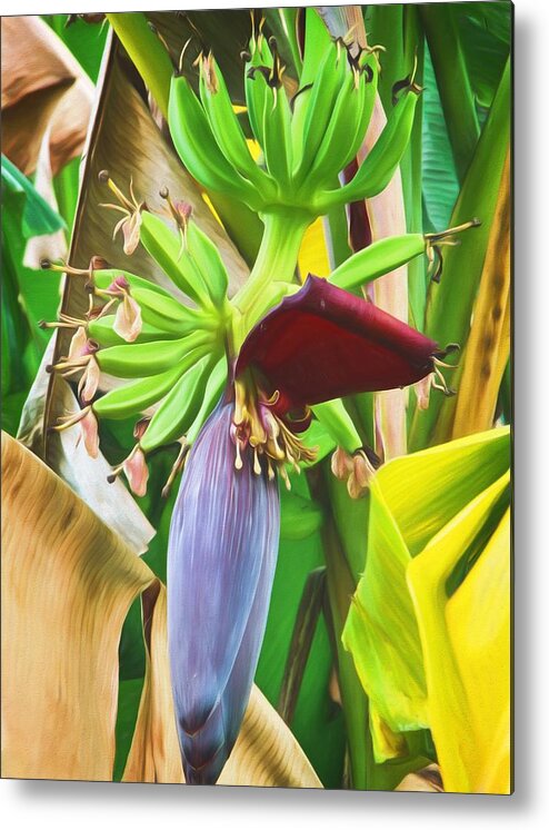 Going Bananas Metal Print featuring the mixed media Going Bananas by Richard Rizzo