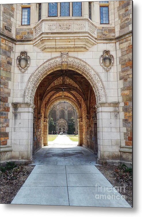 Ann Arbor Metal Print featuring the photograph Gothic Archway Photography by Phil Perkins