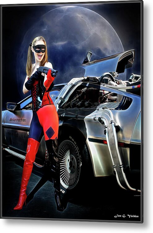 Harlequin Metal Print featuring the photograph Harlequin Time by Jon Volden