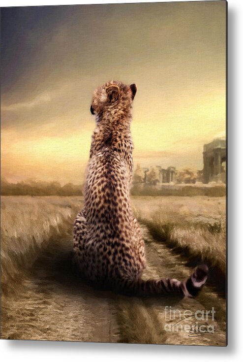 Cheetah Metal Print featuring the photograph Home by Christine Sponchia