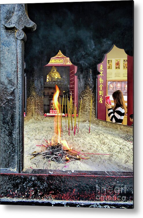 Hsi Lai Temple Metal Print featuring the photograph Humanistic Buddhism by Jennie Breeze