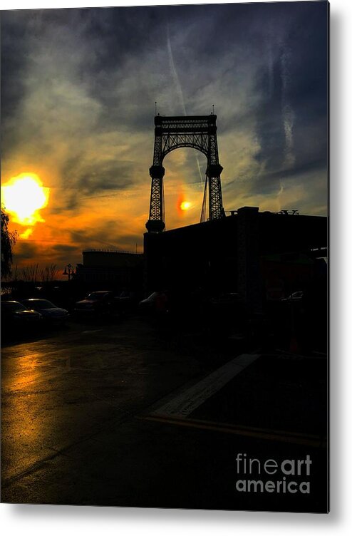 Photography Metal Print featuring the photograph Illinois Sunset by Nancy Kane Chapman