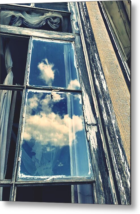 Window Metal Print featuring the photograph In Through The Clouds by Brad Hodges