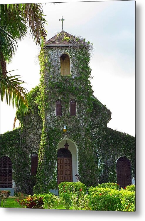 Jamaica Metal Print featuring the photograph Island Church by Betty Buller Whitehead