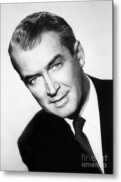 1960 Metal Print featuring the photograph James Stewart (1908-1997) by Granger
