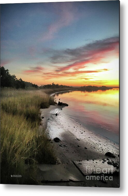 Sunset Prints Metal Print featuring the photograph Just The Two Of Us At Sunset by Phil Mancuso