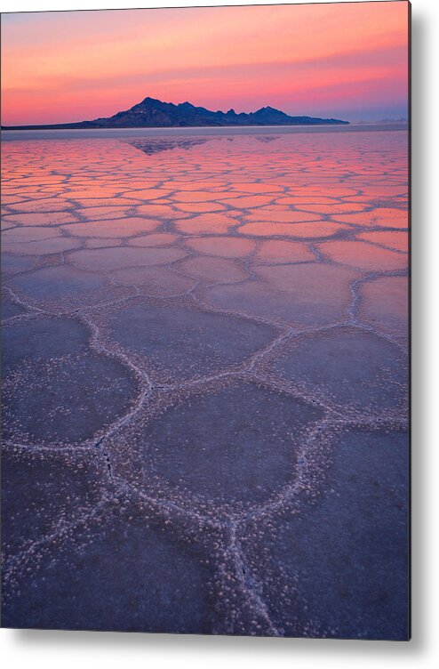 Bonneville Salt Flats Metal Print featuring the photograph Kaleidocopic by Emily Dickey