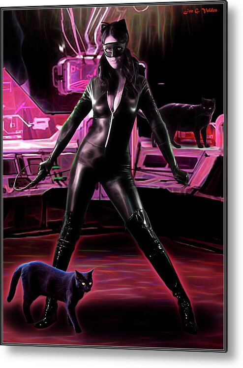 Cat Woman Metal Print featuring the photograph Lair Of The Cat Woman by Jon Volden