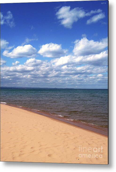 Michigan Metal Print featuring the photograph Lake Superior In Summer by Phil Perkins