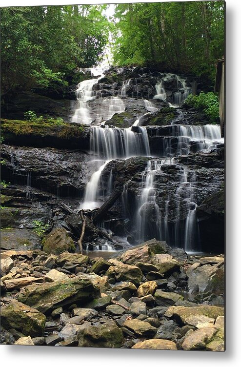 Waterfall Metal Print featuring the photograph Lake Trahlyta Falls by Richie Parks