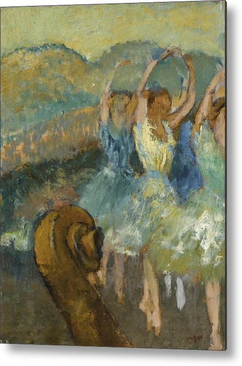 Edgar Degas Metal Print featuring the painting Le Ballet by Edgar Degas