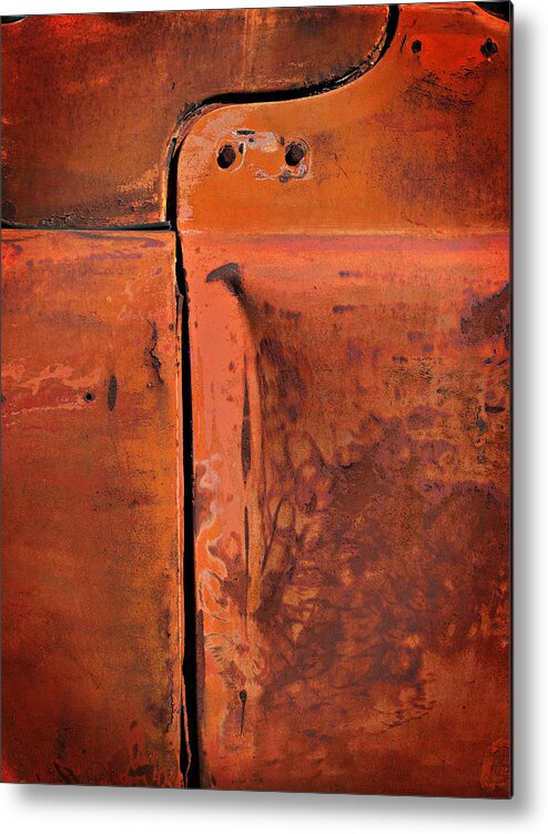Cars Metal Print featuring the photograph Lines and Patina by Bud Simpson