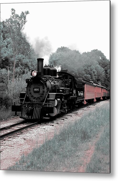 Train Metal Print featuring the photograph Locomotion by Scott Hovind