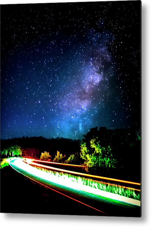 Texas Metal Print featuring the photograph Lonesome Texas Highway by David Morefield