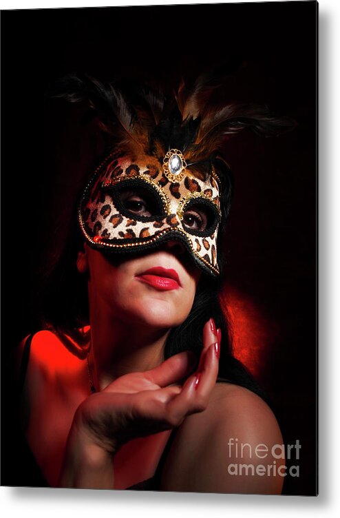 Dorothy Lee Photography. Photography Metal Print featuring the photograph Masquerade 3 by Dorothy Lee