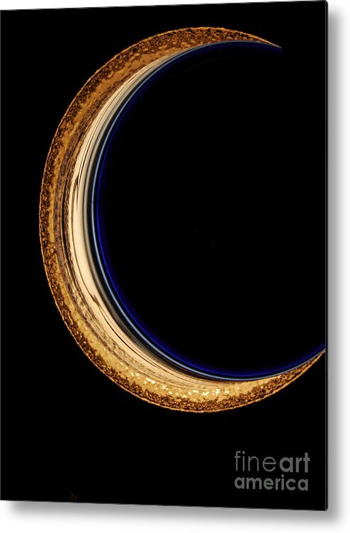 Moon Metal Print featuring the photograph Moon Phase by Mark Holbrook