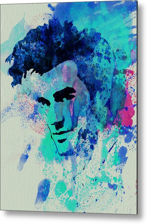Morrissey Metal Print featuring the painting Morrissey by Naxart Studio