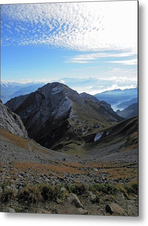 Mountain Metal Print featuring the photograph Mountain View 3 by Pema Hou