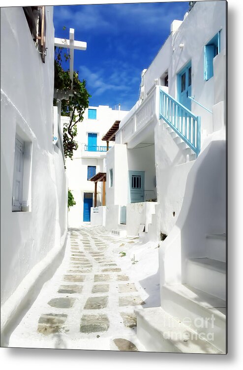 Mykonos Metal Print featuring the photograph Mykonos by HD Connelly