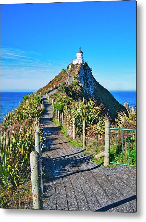 Nz Metal Print featuring the photograph Nugget Point Lighthouse - Catlins - New Zealand by Steven Ralser