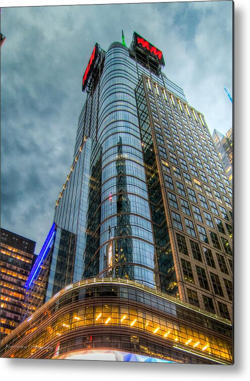 Hdr Metal Print featuring the photograph Ny Ny by Ross Henton