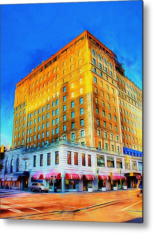 Peabody Hotel Metal Print featuring the photograph Peabody Hotel - Memphis by Barry Jones