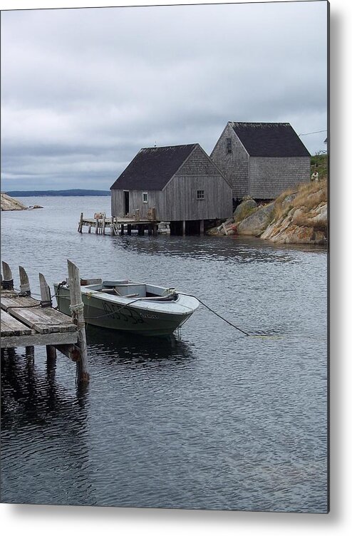 Peggys Cove Metal Print featuring the photograph Peggys Cove Canada by Richard Bryce and Family