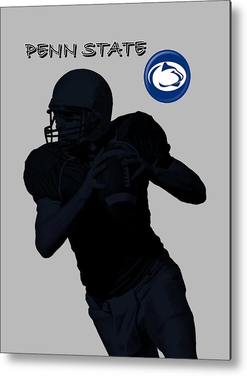 Football Metal Print featuring the digital art Penn State Football by David Dehner
