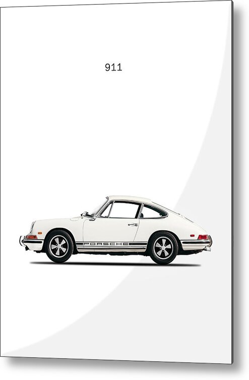 Porsche Metal Print featuring the photograph The 911 68 by Mark Rogan