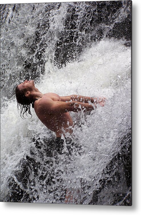 Raging Waters Metal Print featuring the photograph Raging Waters by Jennifer Robin