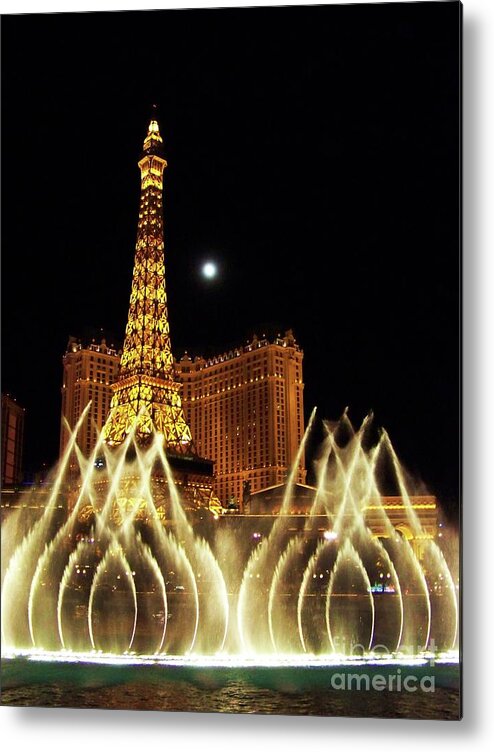 Bellagio Hotel Metal Print featuring the photograph Rhythm and Rhyme  by Julie Rauscher