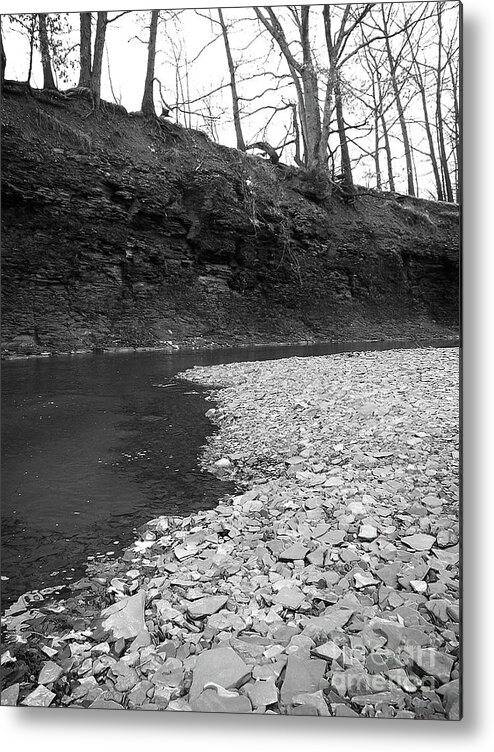 Photography Metal Print featuring the photograph Rocky Riverbed by Phil Perkins