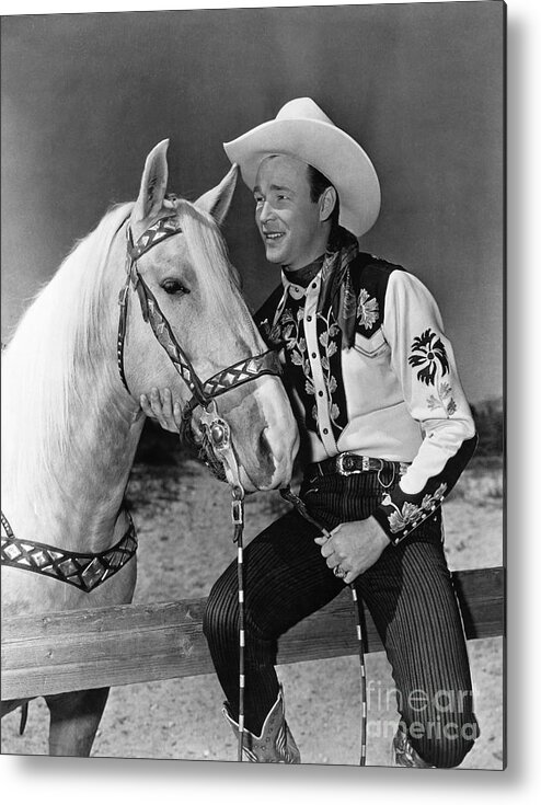 20th Century Metal Print featuring the photograph Roy Rogers by Granger