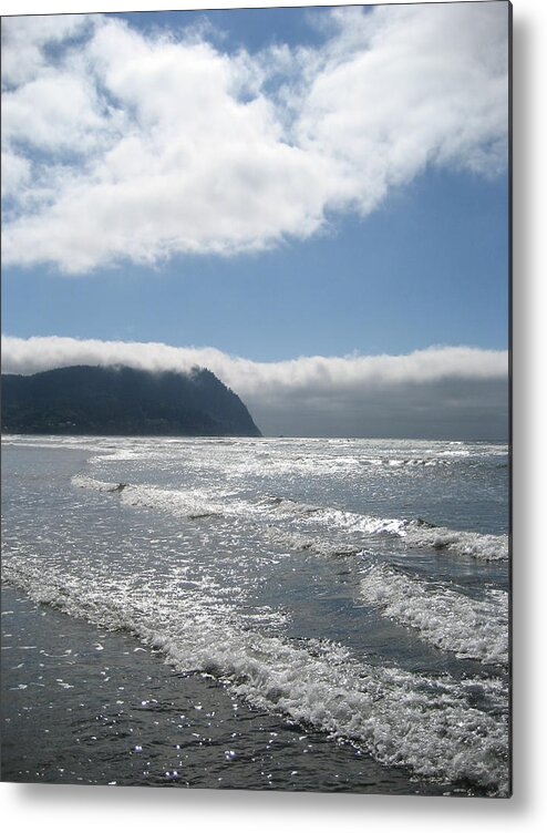Seaside Metal Print featuring the photograph Seaside by Sheryl Burns