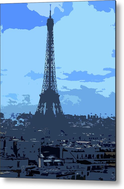 Paris Metal Print featuring the photograph Shades of Paris by Roberto Alamino
