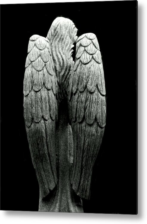 Angels Metal Print featuring the photograph She Talks With Angels by Wild Thing