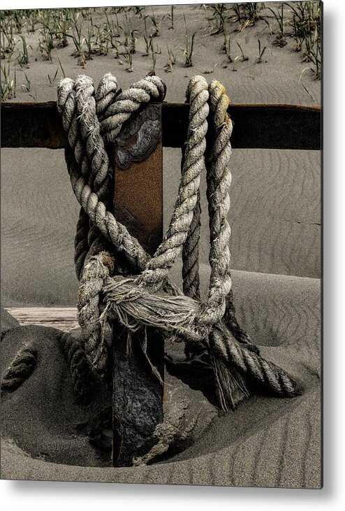 Alaska Metal Print featuring the photograph Shipwecked Rope by Fred Denner