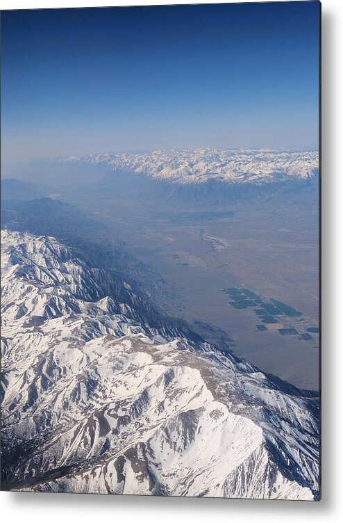 White Mountaina Metal Print featuring the photograph White Mountains Aerial View by William Slider