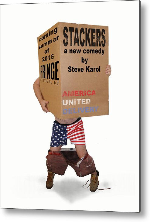 Comedy Metal Print featuring the photograph Stackers Poster by Steve Karol