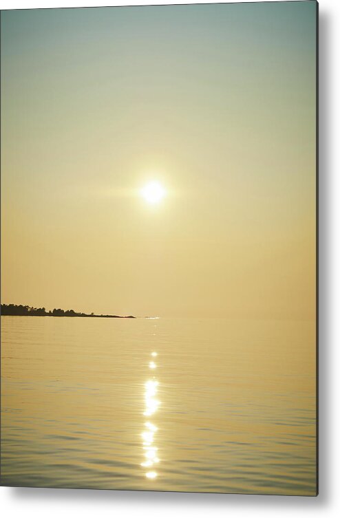 Jouko Lehto Metal Print featuring the photograph Summer Seaside sunset by Jouko Lehto