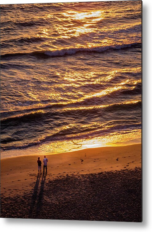 Atlantic Metal Print featuring the photograph Sunrise on Melbourne Beach by Frank Mari