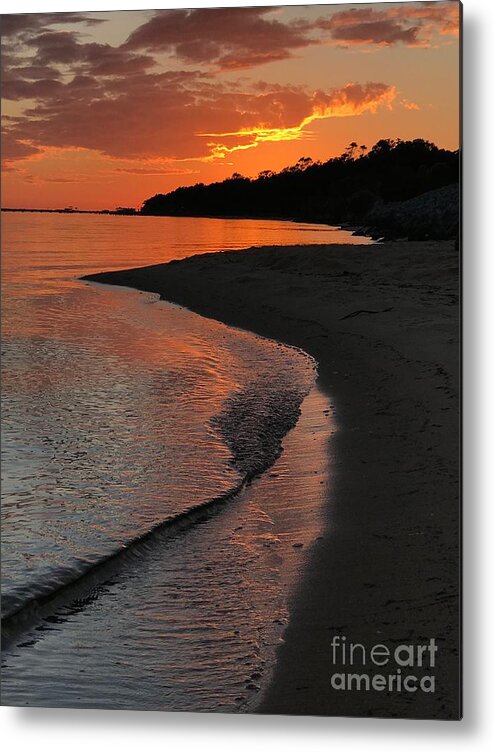 Sunsets Metal Print featuring the photograph Sunset Bay by Lori Mellen-Pagliaro