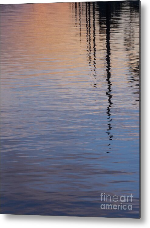 Sunset Metal Print featuring the photograph Sunset on the Canal by Tamara Becker
