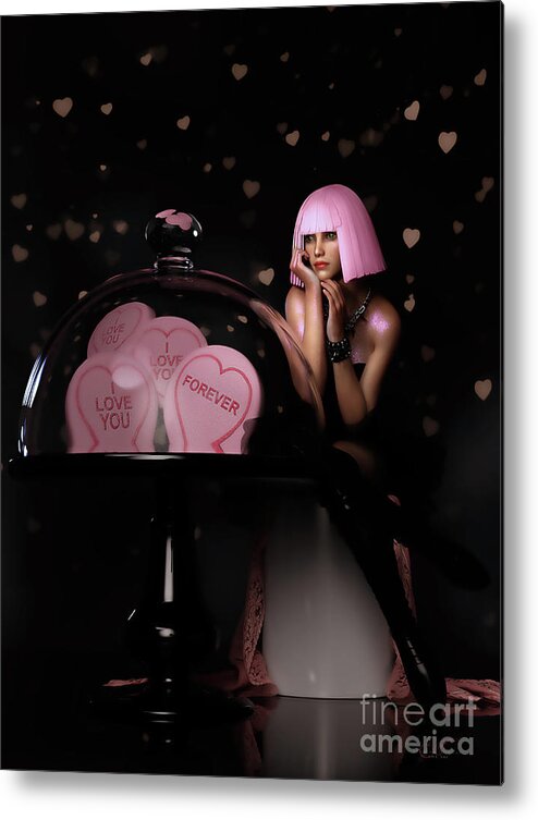 Sweet Treat Metal Print featuring the digital art Sweet Treat by Shanina Conway