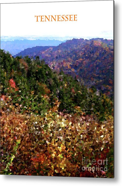 Tennessee Metal Print featuring the digital art Tennessee by Phil Perkins
