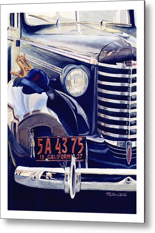 1937 Metal Print featuring the painting Thanks Pop by Mike Hill
