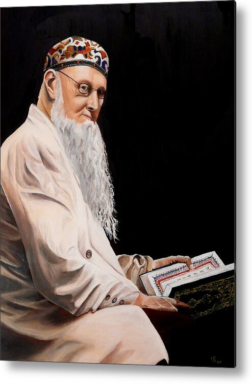 Cleric Metal Print featuring the painting The Cleric by Vic Ritchey