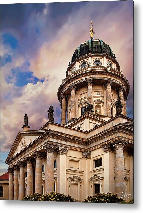 Endre Metal Print featuring the photograph The French Church 4 by Endre Balogh