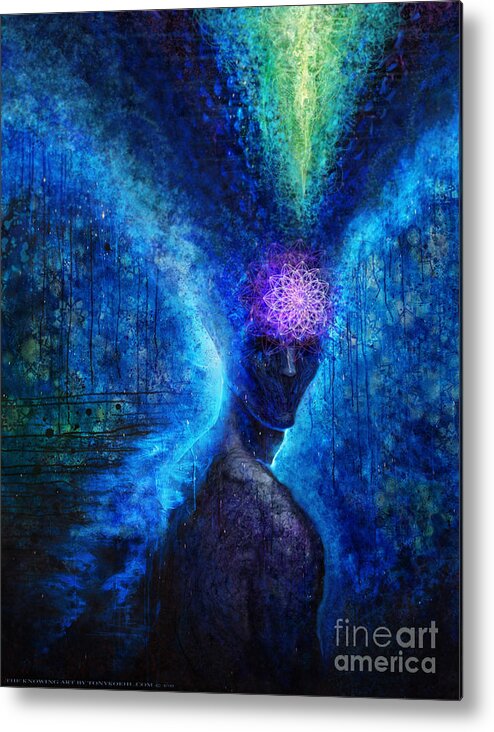 Tony Koehl Metal Print featuring the painting The Knowing by Tony Koehl