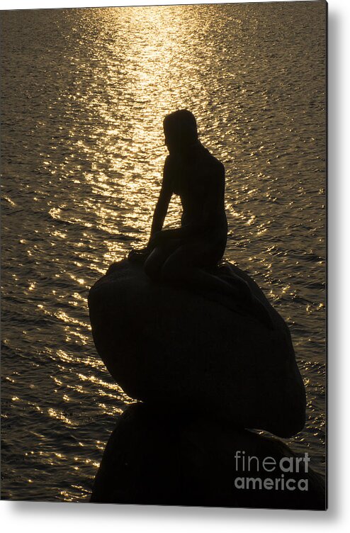 The Little Mermaid Metal Print featuring the photograph The Little Mermaid by Inge Riis McDonald